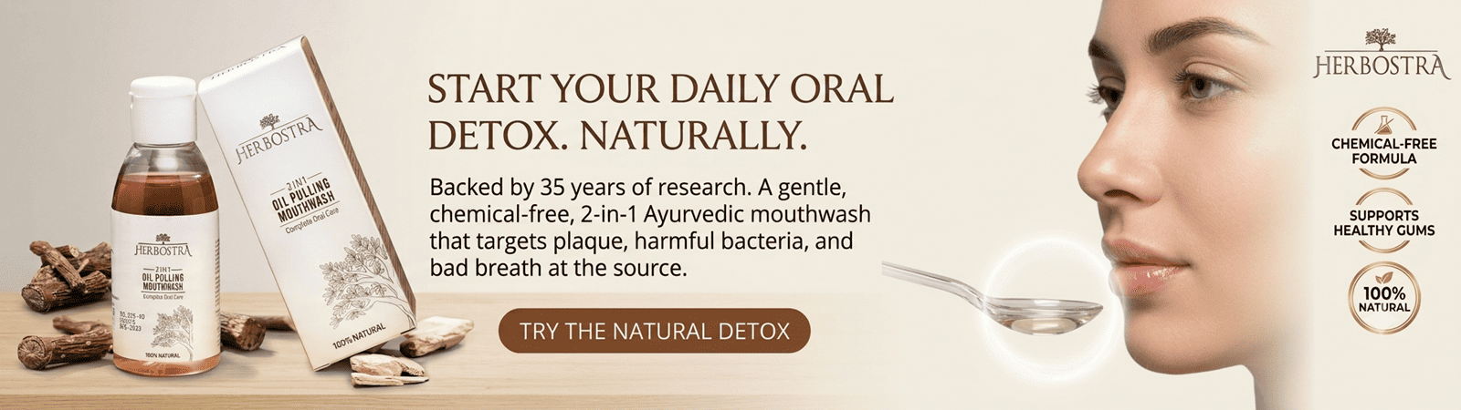 Oil Pulling Mouthwash